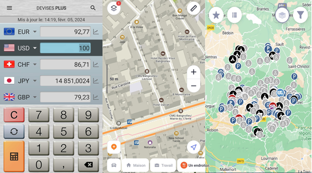 our selection of applications to get by anywhere